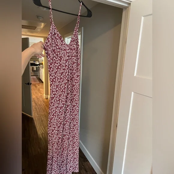 Wild Fable Floral Women's Tie Back Midi Dress - Picture 6 of 7